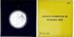World Coins - Spain, 10 Euro, 2005-2006, Madrid, JO 2006 de Turin.BE, , Silver