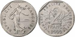 World Coins - France, 2 Francs, Semeuse, 2000, MDP, Nickel, , Gadoury:547, KM:942.1