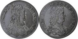 World Coins - France, Token, Louis XIV, Philippe d'Orléans, Copper,