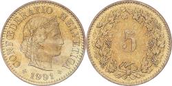 World Coins - Coin, Switzerland, 5 Rappen, 1991