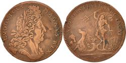 World Coins - France, Token, Royal, Galères Royales, Comptabilité de la Marine, Louis XIV