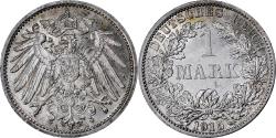 World Coins - GERMANY - EMPIRE, Wilhelm II, Mark, 1915, Berlin, Silver, , KM:14