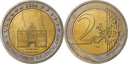 World Coins - Germany, 2 Euro, Schleswig-Holstein, 2006, Berlin, Bi-Metallic,