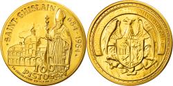 World Coins - France, Token, Saint Ghislain, 100 Pistoles, Religions & beliefs, 1984,
