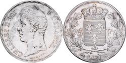 World Coins - France, Charles X, 5 Francs, 1827, Rouen, Silver, , Gadoury:644