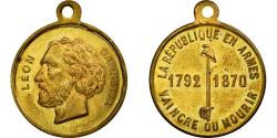 World Coins - France, Medal, Léon Gambetta, La République en Armes, 1870, , Brass