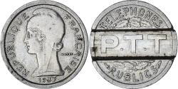 World Coins - France, Token, PTT Téléphone Public, Marianne, 1937, Bazor,