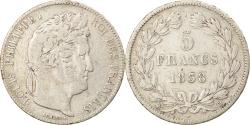 World Coins - Coin, France, Louis-Philippe, 5 Francs, 1838, Strasbourg, , Silver