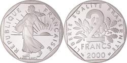 World Coins - Coin, France, Semeuse, 2 Francs, 2000, Paris, Proof / BE, , Nickel