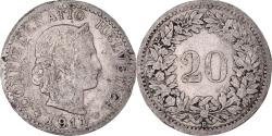 World Coins - Coin, Switzerland, 20 Rappen, 1911