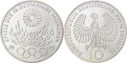 World Coins - Coin, GERMANY - FEDERAL REPUBLIC, 10 Mark, 1972, Hamburg, , Silver