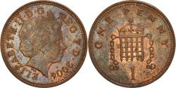 World Coins - Coin, Great Britain, Elizabeth II, Penny, 2004, , Copper Plated Steel