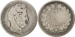 World Coins - Coin, France, Louis-Philippe, Franc, 1846, Paris, , Silver, KM:748.1