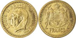 World Coins - Coin, Monaco, 2 Francs, 1943, Paris, , Cupro-Aluminium, Gadoury:134