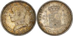 World Coins - Coin, Spain, Alfonso XIII, 50 Centimos, 1910, Madrid, , Silver, KM:730