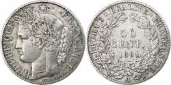 World Coins - France, 50 Centimes, Cérès, 1881, Paris, Silver, , Gadoury:419a