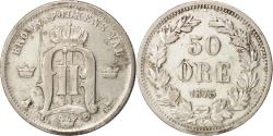 World Coins - Coin, Sweden, Oscar II, 50 Öre, 1875, , Silver, KM:740