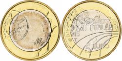 World Coins - Finland, 5 Euro, Basketball, 2015, Vantaa, Bi-Metallic, , KM:237