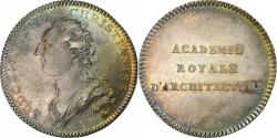 World Coins - France, Token, Louis XVI, Académie Royale d'Architecture, n.d., Silver, Droz