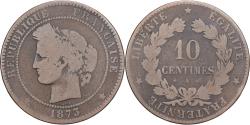World Coins - France, 10 Centimes, Cérès, 1873, Paris, Bronze, , Gadoury:265a