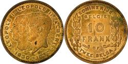 World Coins - Coin, Belgium, 10 Francs-10 Frank, Deux / Twee Belgas, 1930, Brussels, Proof