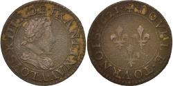 World Coins - Coin, France, Louis XIII, Double tournois, buste juvénile, Double Tournois