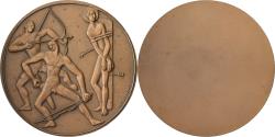 World Coins - France, Medal, Le Martyre de Saint Sébastien, n.d., Bronze, Flourat,