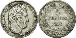 World Coins - Coin, France, Louis-Philippe, 5 Francs,1846,Strasbourg,,Silver,KM 749.3