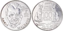 World Coins - Coin, France, André Malraux, 100 Francs, 1997, , Silver, KM:1188