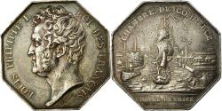World Coins - France, Token, Chambre de Commerce, Havre de Grace, Louis Philippe I, Tiolier