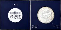 World Coins - France, 100 Euro, Hercule, 2012, Monnaie de Paris, Silver,