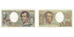 World Coins - France, 200 Francs, Montesquieu, 1990, N.113379717, VF(20-25), Fayette:70.10c