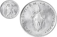 World Coins - Coin, VATICAN CITY, Paul VI, 5 Lire, 1972, , Aluminum, KM:118