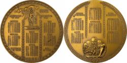 World Coins - France, Medal, Calendrier, 1966, Bronze,