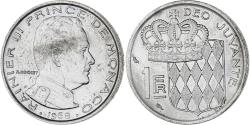 World Coins - Monaco, Rainier III, Franc, 1968, , Nickel, KM:140, Gadoury:MC 150