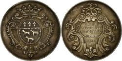 World Coins - France, Token, Insurance, Mutuelle contre l'Incendie, Cher, 1851, Desaide