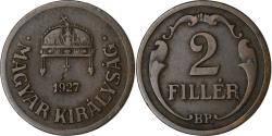 World Coins - Coin, Hungary, 2 Filler, 1927, Budapest, , Bronze, KM:506