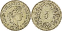 World Coins - Coin, Switzerland, 5 Rappen, 1991