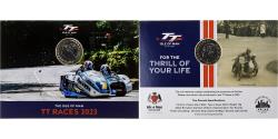 World Coins - Isle of Man, Charles III, 2 Pounds, TT Races Anniversary, 2023, Tower mint