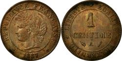 World Coins - Coin, France, Cérès, Centime, 1887, Paris, , Bronze, KM:826.1