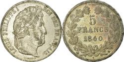 World Coins - Coin, France, Louis-Philippe, 5 Francs, 1840, Rouen, , Silver
