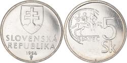 World Coins - Coin, Slovakia, 5 Koruna, 1994, , Nickel plated steel, KM:14