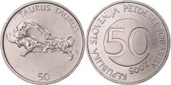 World Coins - Coin, Slovenia, 50 Tolarjev, 2005
