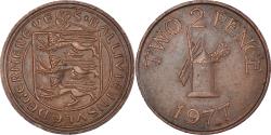 World Coins - Coin, Guernsey, 2 Pence, 1977
