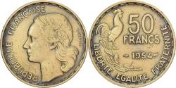 World Coins - France, 50 Francs, Guiraud, 1954, Paris, Aluminum-Bronze, , Le