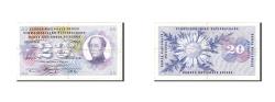 World Coins - Banknote, Switzerland, 20 Franken, 1964, 1964-04-02, KM:46k, VF(30-35)