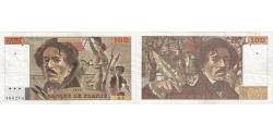 World Coins - France, 100 Francs, Delacroix, Q.8, EF(40-45)