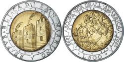 World Coins - Coin, San Marino, 500 Lire, 1992, Rome, , Bi-Metallic, KM:286