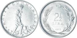 World Coins - Coin, Turkey, 2-1/2 Lira, 1977