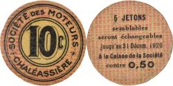 World Coins - Coin, France, Société des Moteurs, Chaléassière, Saint-Etienne, 10 Centimes